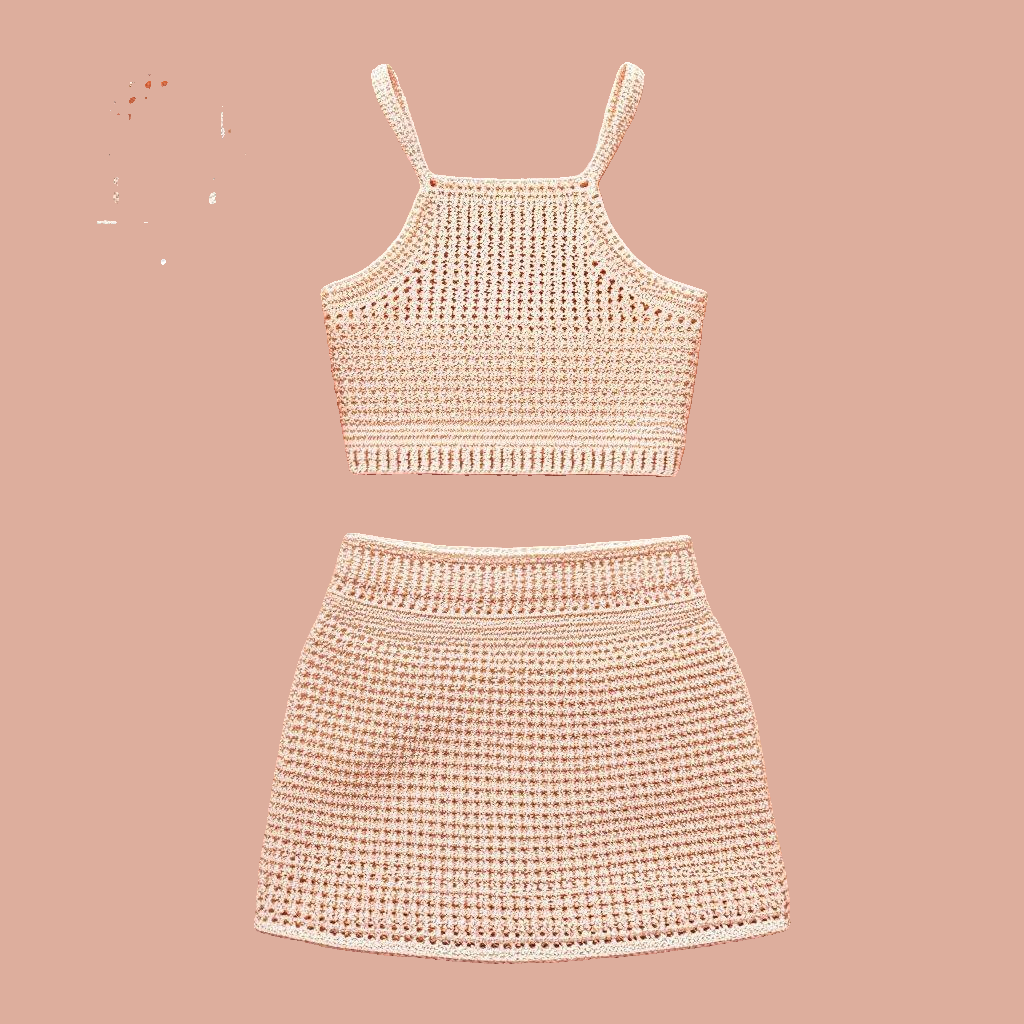 Handcrafted Crochet Summer Set