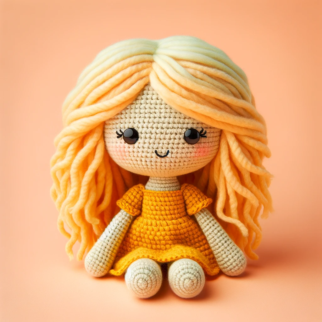 Sunny amigurumi doll