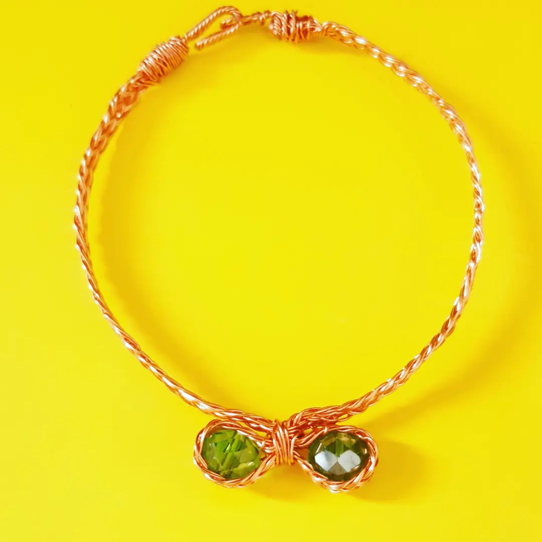 Copper wire bracelet