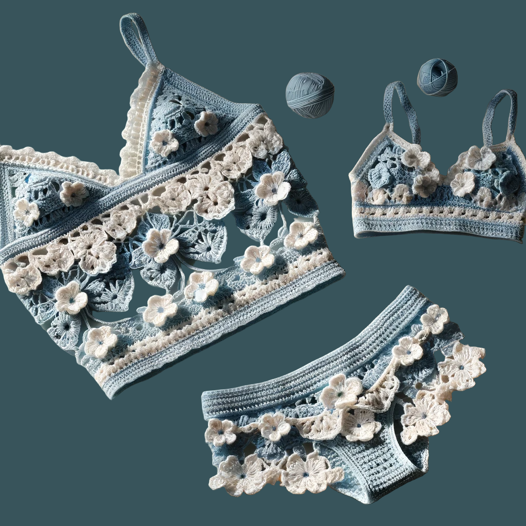 Crochet Lingerie Set