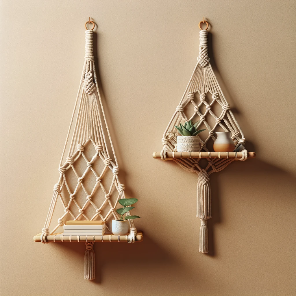 handmade macrame plant hangers