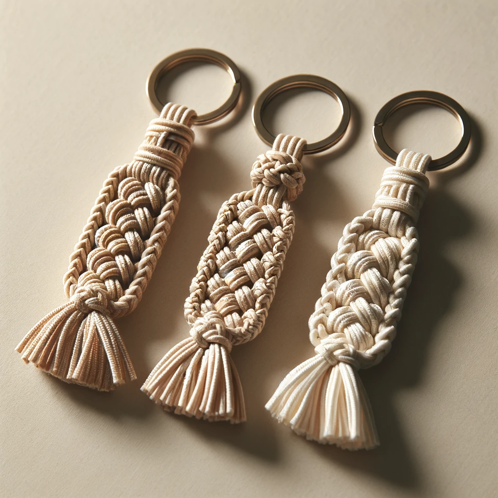 macramé keychains