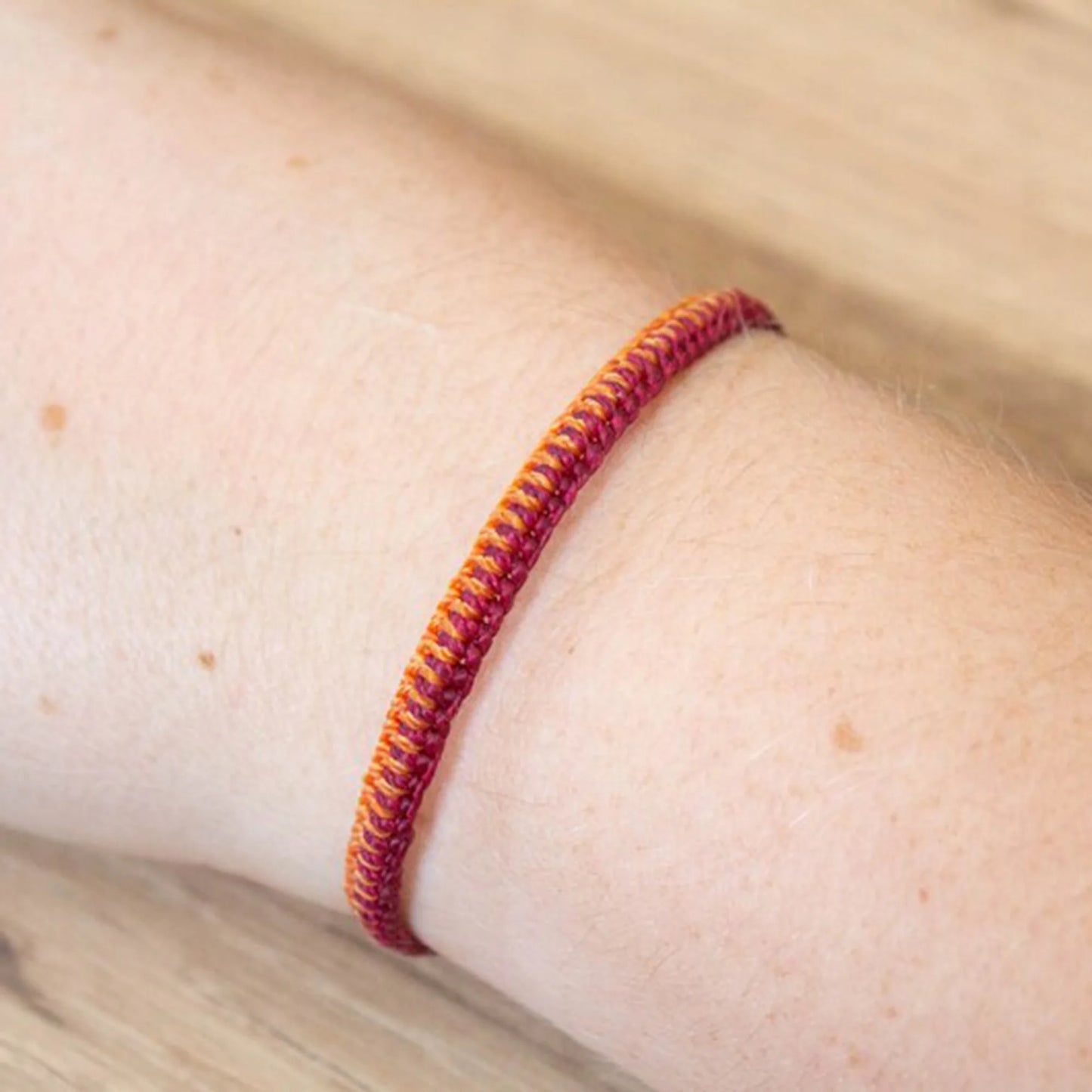 Dual toned Square knot macrame bracelet Friendship Bracele gift for couple pride people