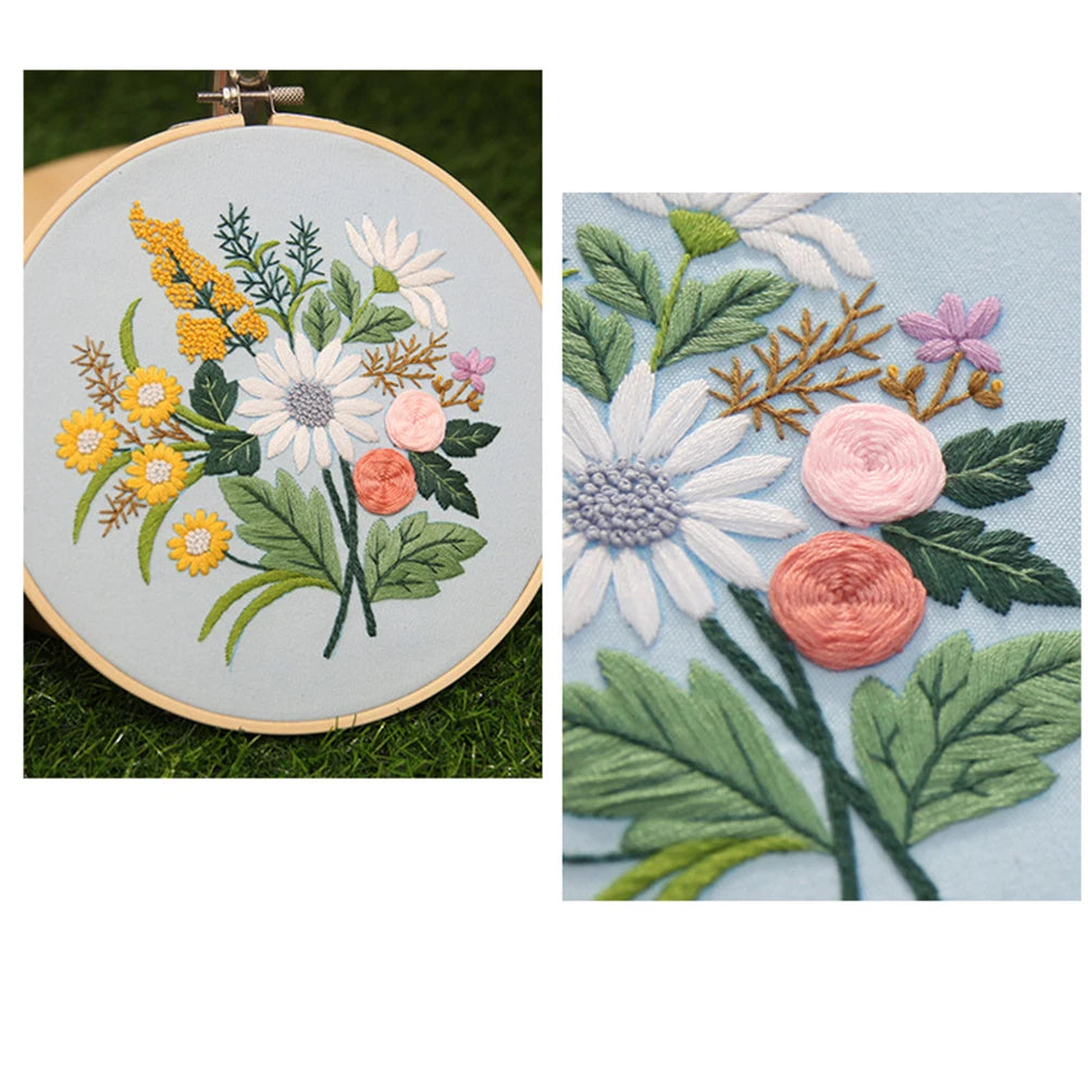 Flowers Plants Embroidery