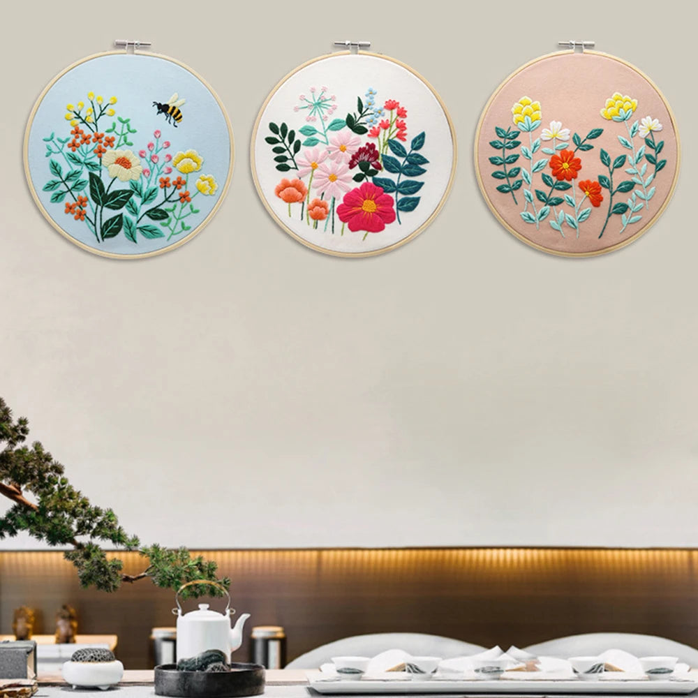 Flowers Plants Embroidery