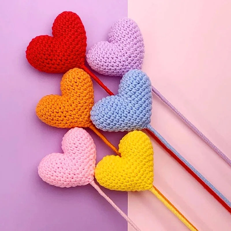 Crochet Flower Heart