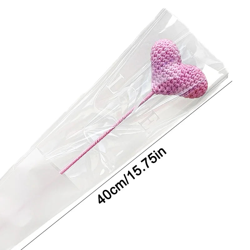 Crochet Flower Heart