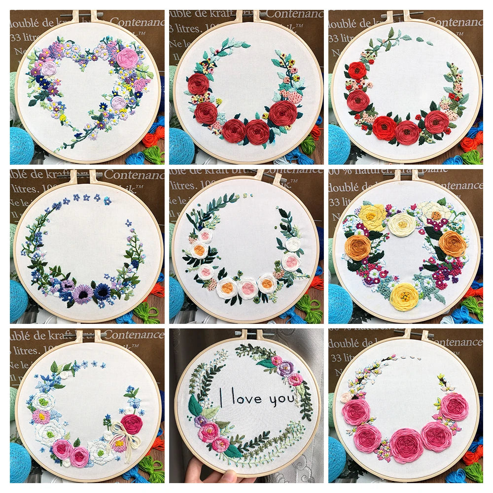 Flowers Plants Embroidery