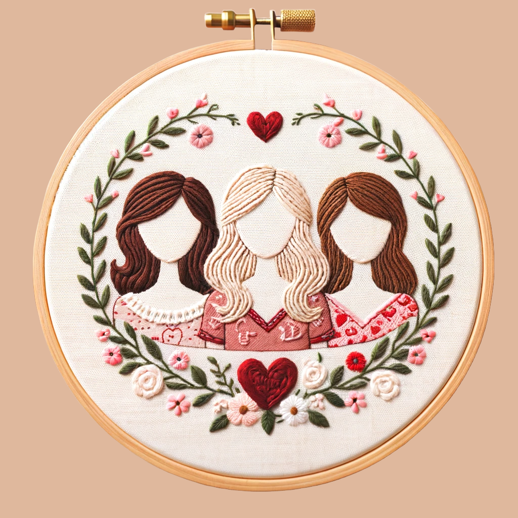 Embroidery for enduring friendships